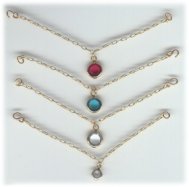 Bezel Set Pendants